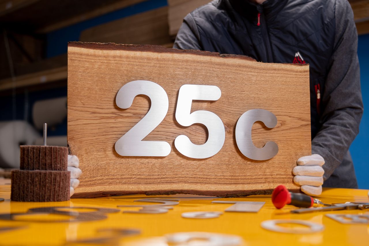 Hausnummer Edelstahl Signostar - Hausnummern aus Edelstahl